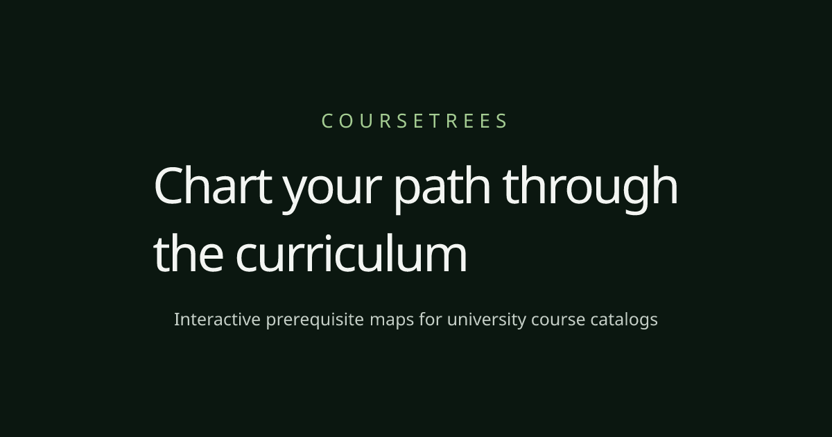 CourseTrees